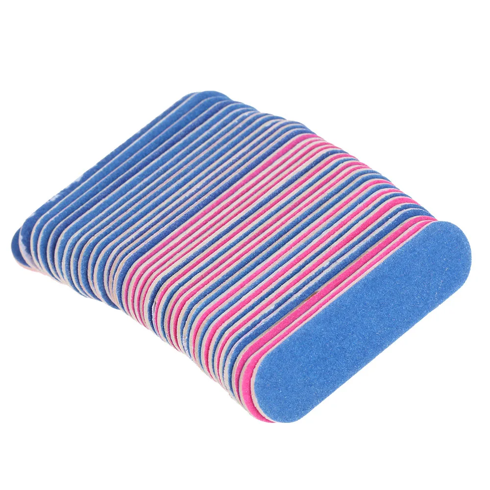 

Random Color!! 100Pc/Set DIY Nail Art Manicure Double-sided Buffing Sanding Files Nail Buffer Women Nail Decoration Beauty Tool