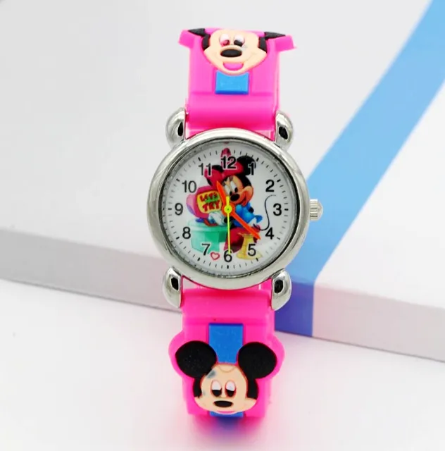 Fashion Watch Mickey minnie Children Cartoon Watch silicone jelly Wristwatch Cas Fashion Watch Mickey minnie Children Cartoon Watch silicone jelly Wristwatch Cas