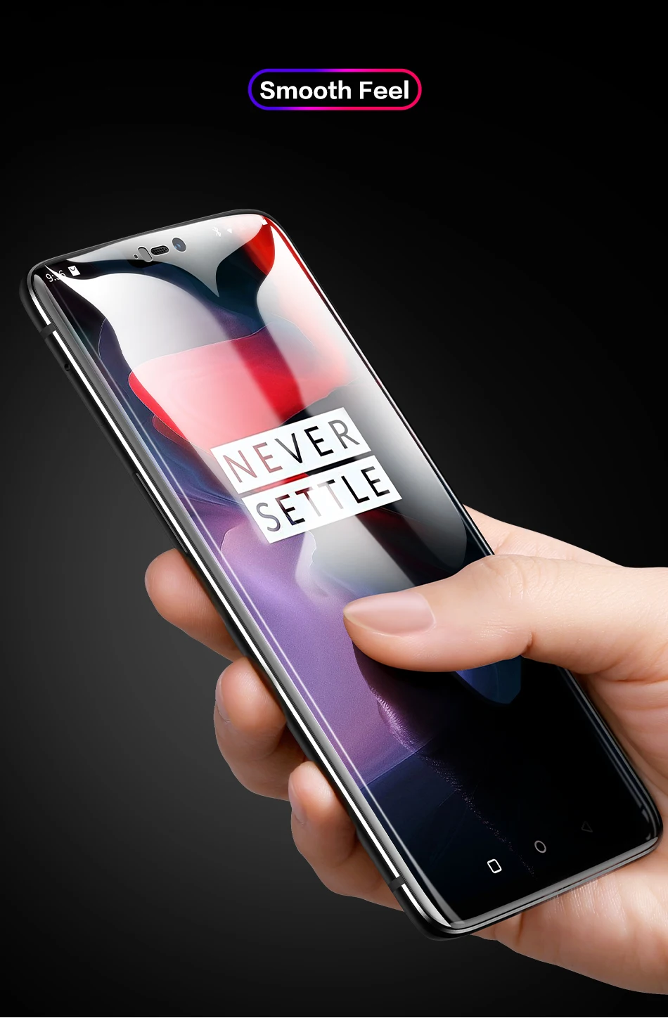 SmartDevl закаленное стекло для oneplus 6 5 7 защитная пленка для экрана Черная защитная пленка для oneplus 6T закаленное стекло