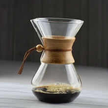 FREIES VERSCHIFFEN CHEMEX Stil Kaffee Brewer 3-6 Tassen Gezählt Espresso Kaffeemaschinen Kaffeemaschine