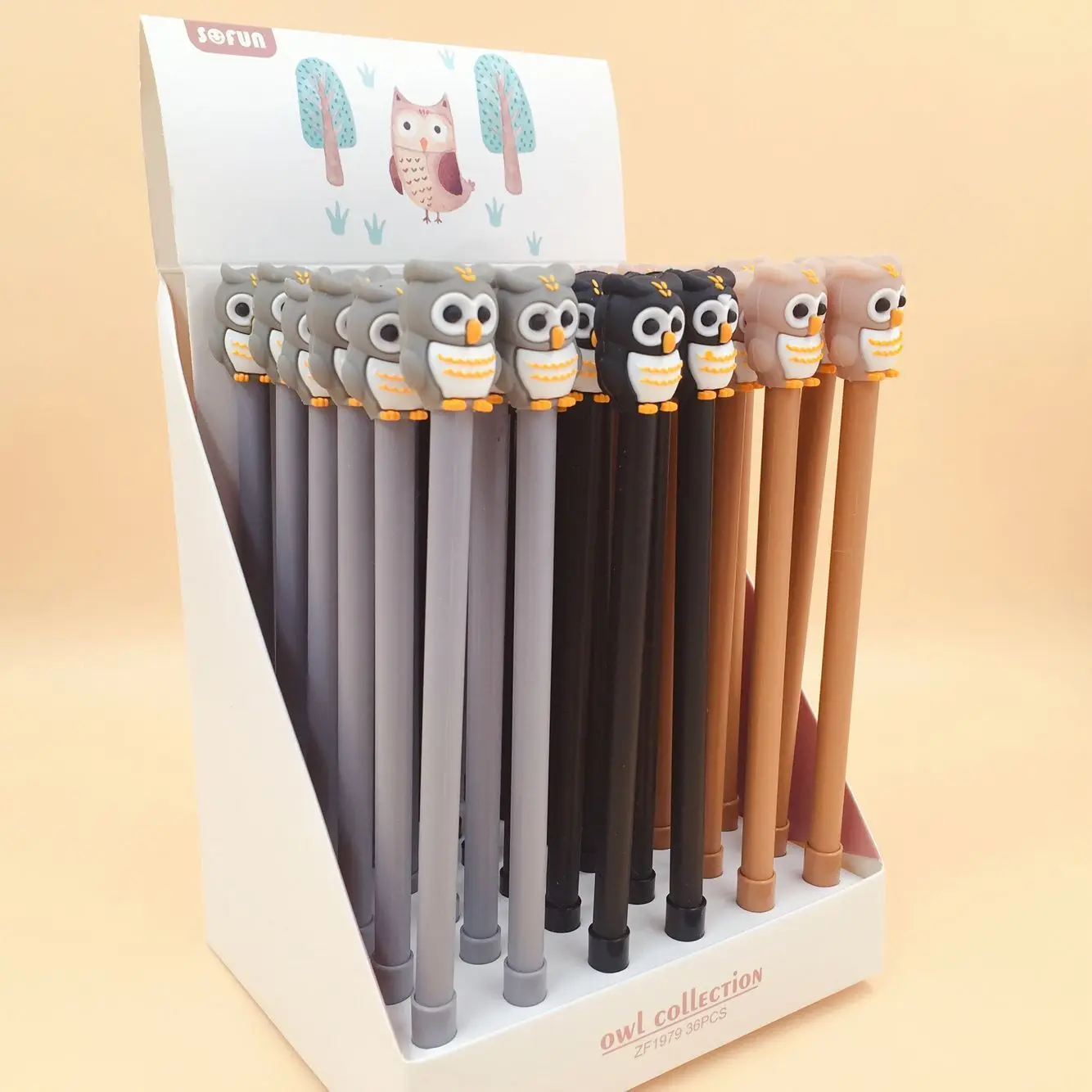 3 шт./лот 0 5 мм гелевая ручка для подписи с коллекцией Совы Escolar Papelaria School Office Supply