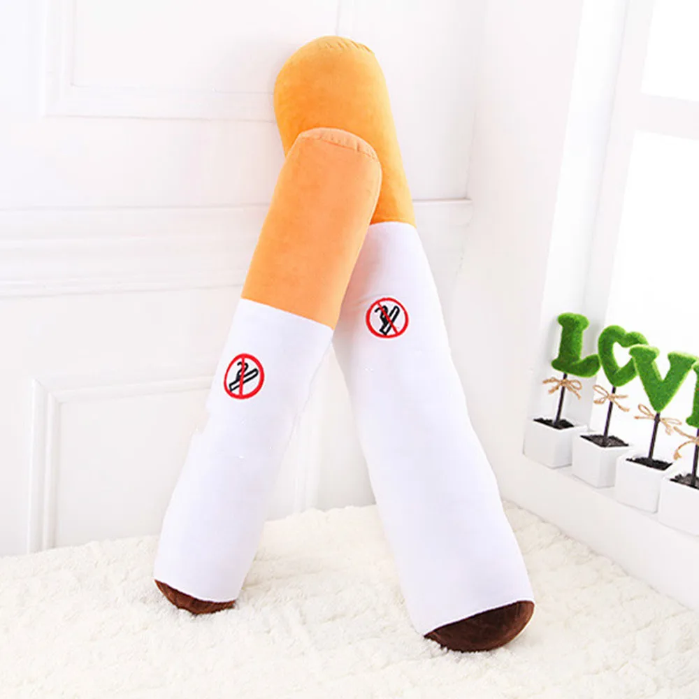 

Simulation Large Smoking Cylindrical Sleeping Cartoon Pillow Boyfriend Birthday Gift Plush Toys Stuffed Plush Cigarette Pillows