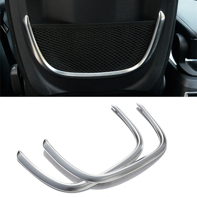 

Car Styling Chrome Front Seat Back Net Frame Decorative Cover Trim For BMW 2 Series Active Tourer F45 Interior Accessoreis