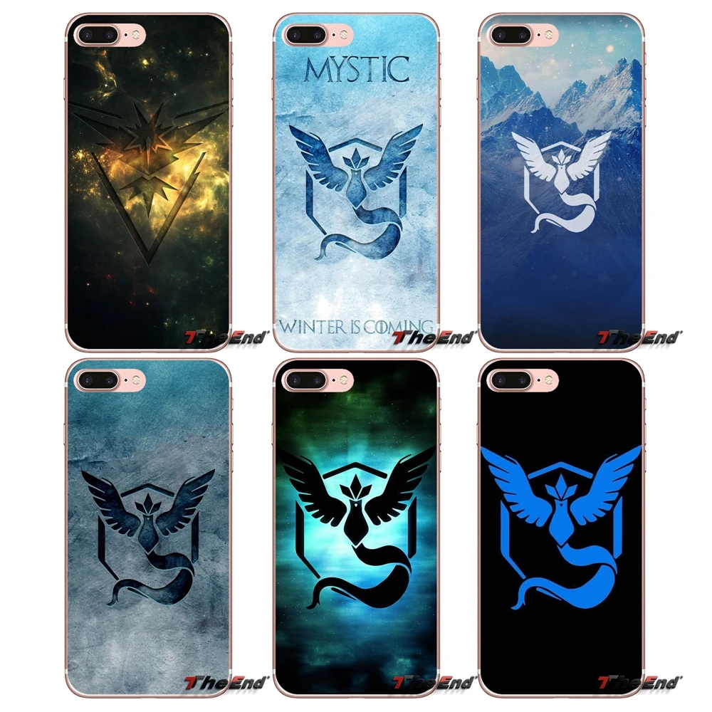 

Pokemon Go Valor Team Mystic Phone Shell Case For Huawei G7 G8 P7 P8 P9 Lite Honor 4C 5X 5C 6X Mate 7 8 9 Y3 Y5 Y6 II 2 Pro 2017