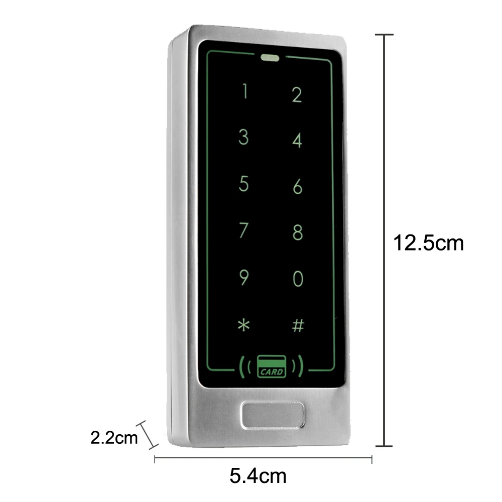 LUCKING DOOR 125khz RFID водонепроницаемый контроль доступа металлическая Сенсорная