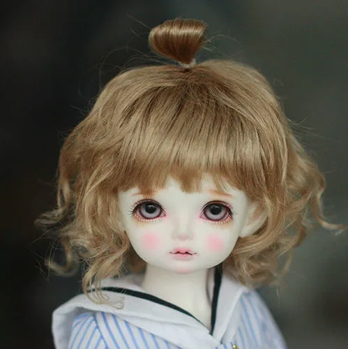Boneca Peruca Super Bonito Imitação Mohair Acessórios-1 - Msd Bambi 4 Bjd 2 High Quality doll wig