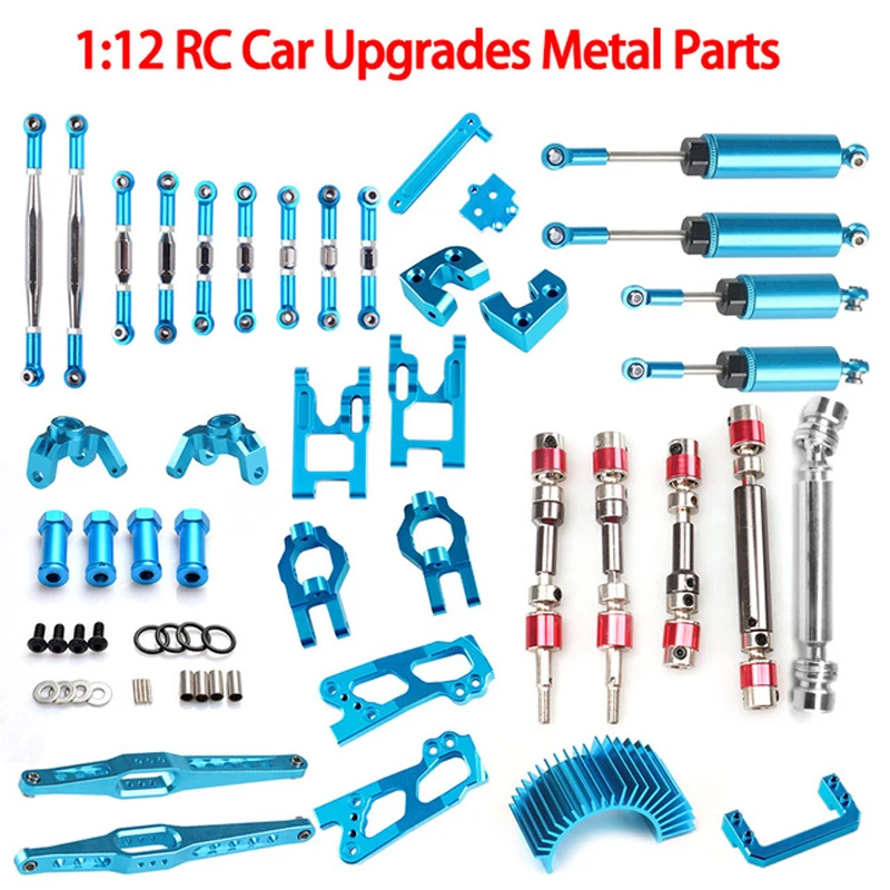 

INKPOT DIY Parts For 1/12 Wltoys 12428 12423 FY01/02/03/04/05 FY03 RC Car Upgrade Parts Drive Shaft FY03 Metal Set Accessories