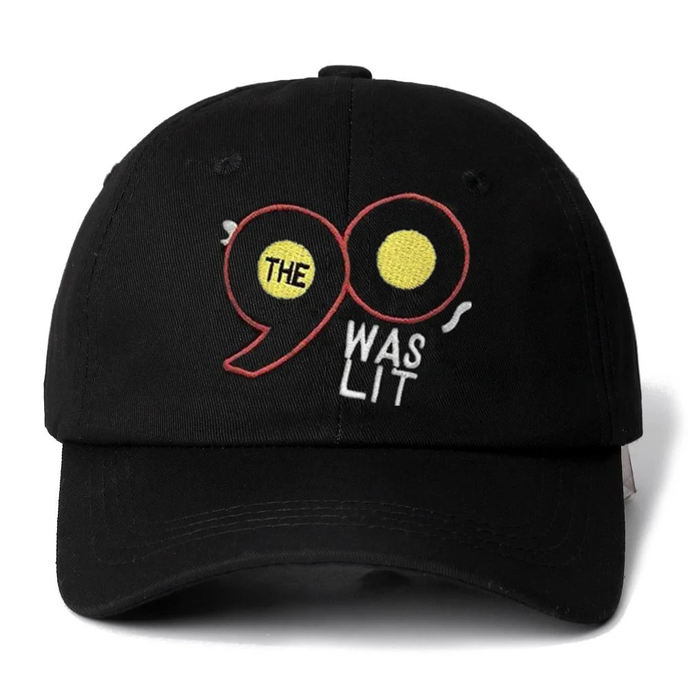 Прямая поставка бренд 90 был горит Snapback кепка хлопок бейсбольная для мужчин
