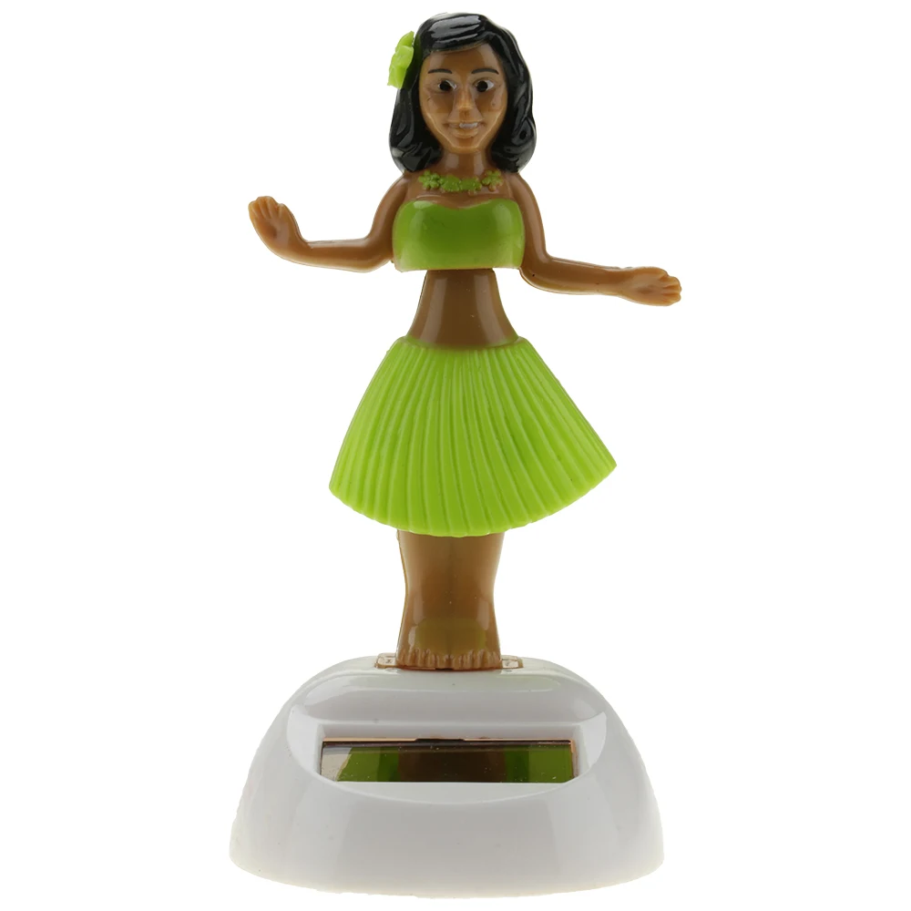 Пластиковые солнечные гавайский танец хула девушка качающаяся Танцующая игрушка