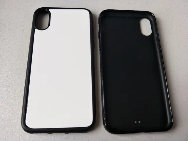 2d rubber tpu case for iphone x sublimation print cover with blank blank cases