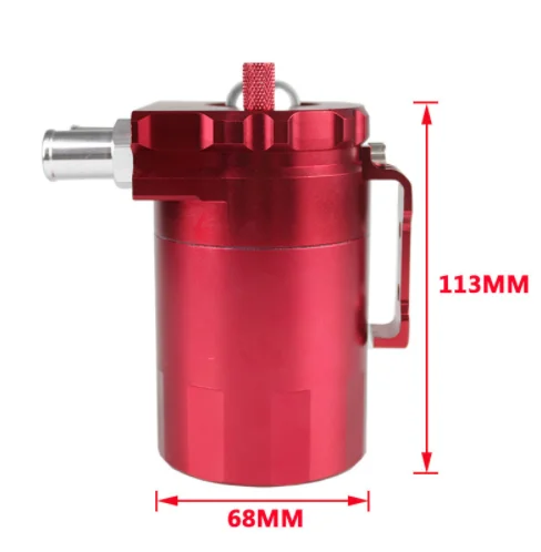 K8 маслоуловитель танк гонки масляного бака/маслоуловитель полированный масло резервуар поймать может бак с вентиляционный фильтр