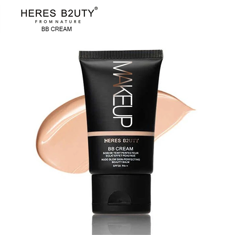 Brand HERES B2UTY Strong Isolation Perfect Cover BB Cream SPF30 Pa Nude Glow Skin Whitening Compact