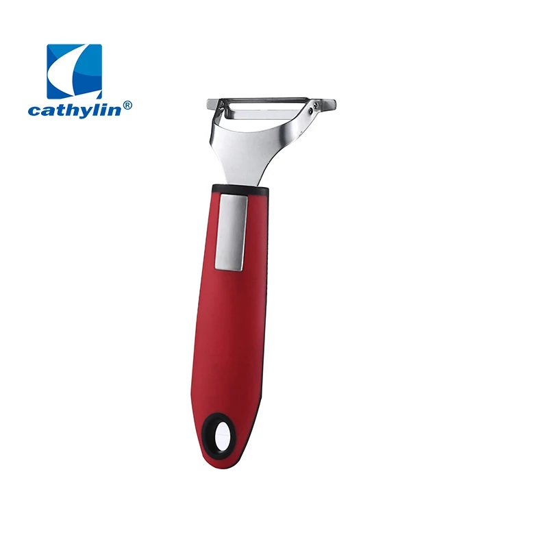 CATHYLIN Peelers& Zesters посуда из нержавеющей стали лезвие гаджет для посуды картофеля огурец кухонный инструмент гаджеты CK0021 - Цвет: Red