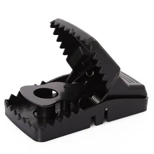 1Pc x 14x7,5 cm reutilizable rata atrapar trampas para ratones carnada de broche primavera atrapador de roedores-Control de Plagas de alta calidad(China)