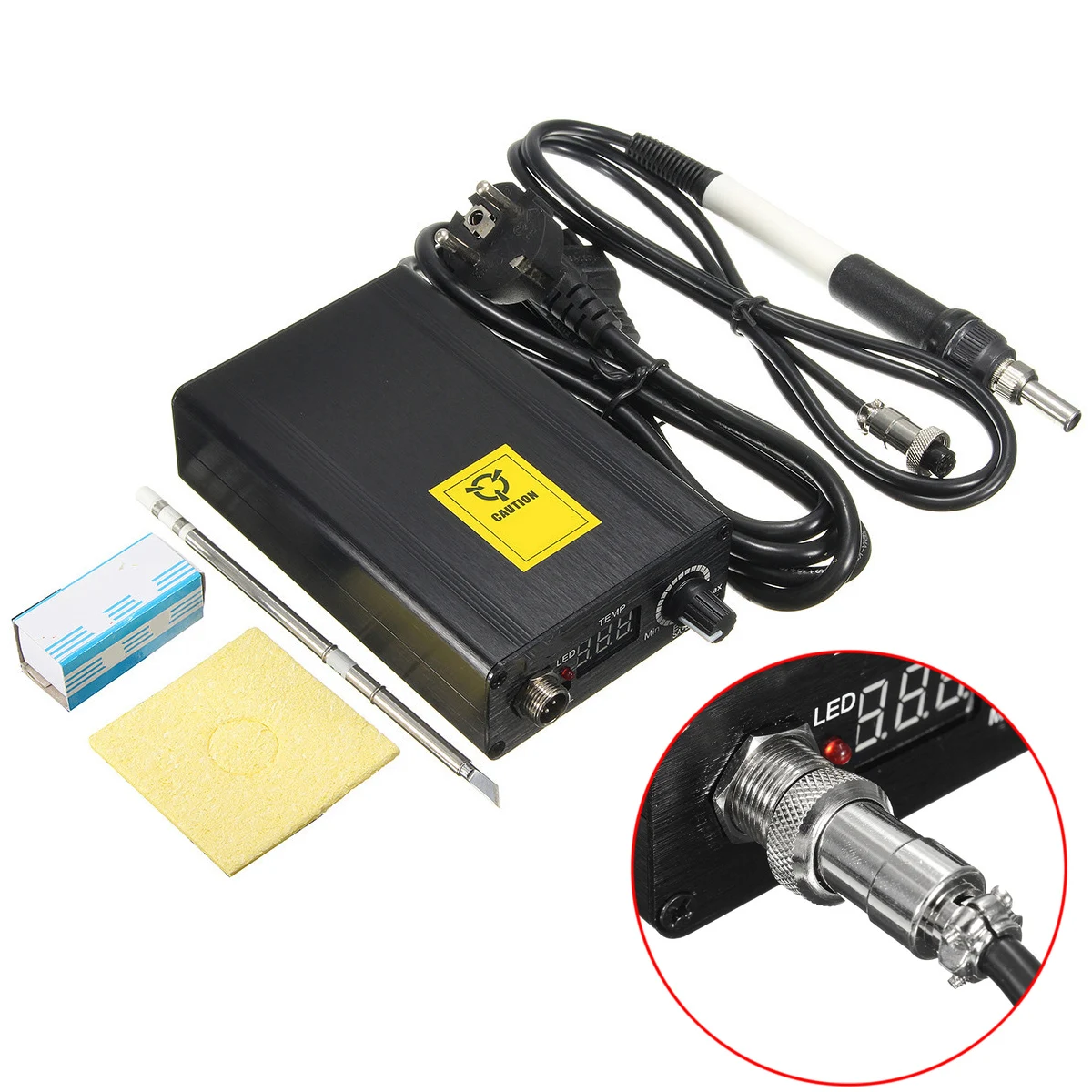 OSSIEAO New Digital Soldering Iron Station Temperature Controller Welding & T12 Handle