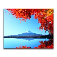 На заказ Алмазная картина клен дерево Пейзаж Вышивка крестиком Санта Клаус Снеговик hibah домашний декор diy pintura Алмазная мозаика Круз