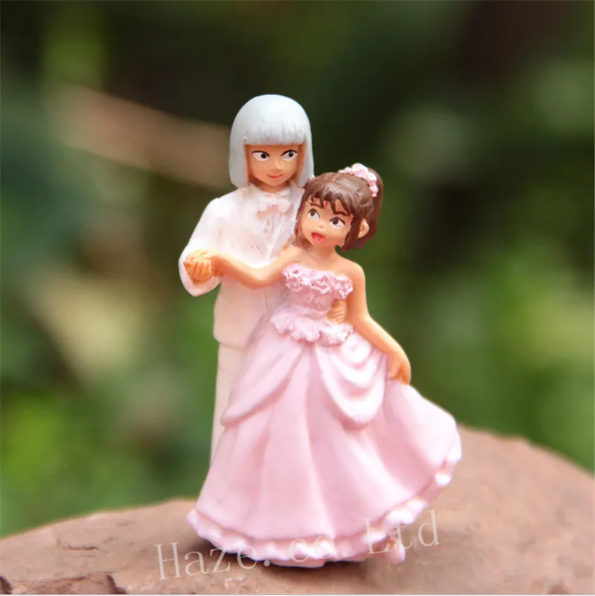 Studio Ghibli Spirited Away Chihiro & Haku Wedding Dance Resin Figure