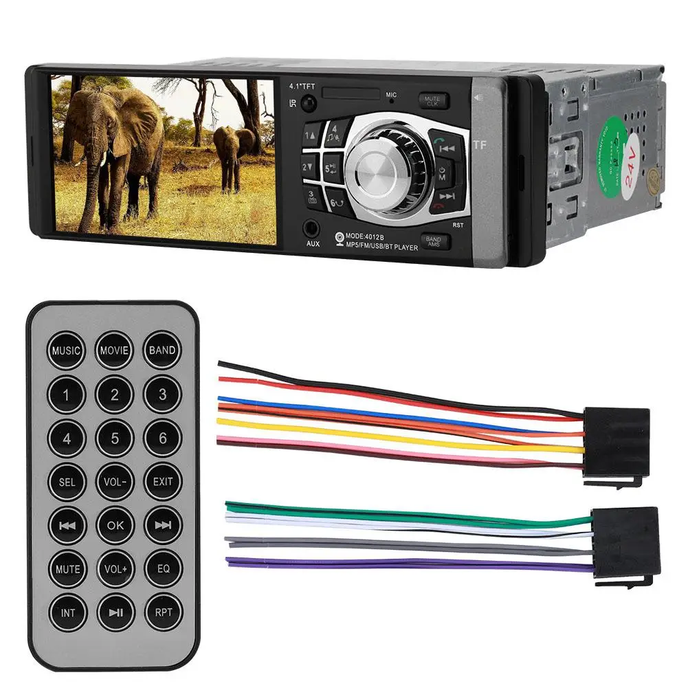 HD 4in 320*240 Bluetooth MP5 плеер аудио Радио зеркало заднего вида Камера плеер для автомобиля