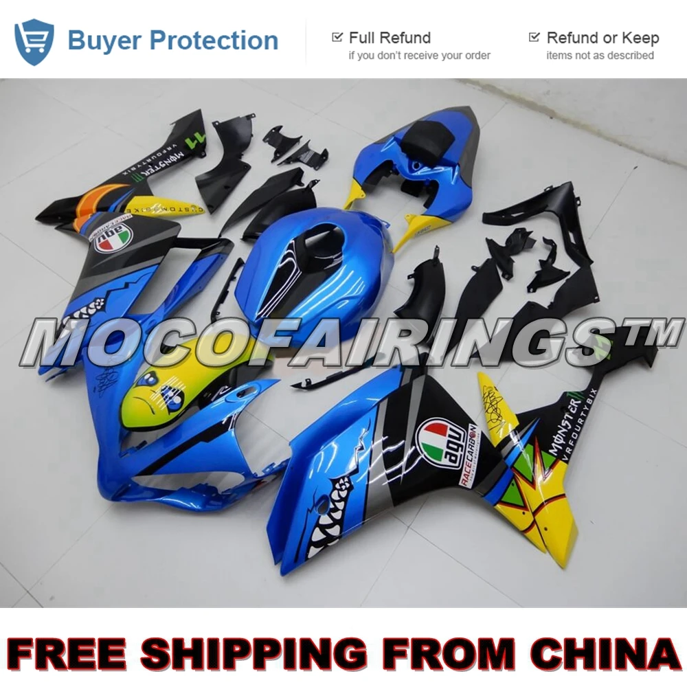 Комплект обтекателей SHARK Custom Design ABS 100% для Yamaha YZF R1 2007 2008|Накладки и декоративные