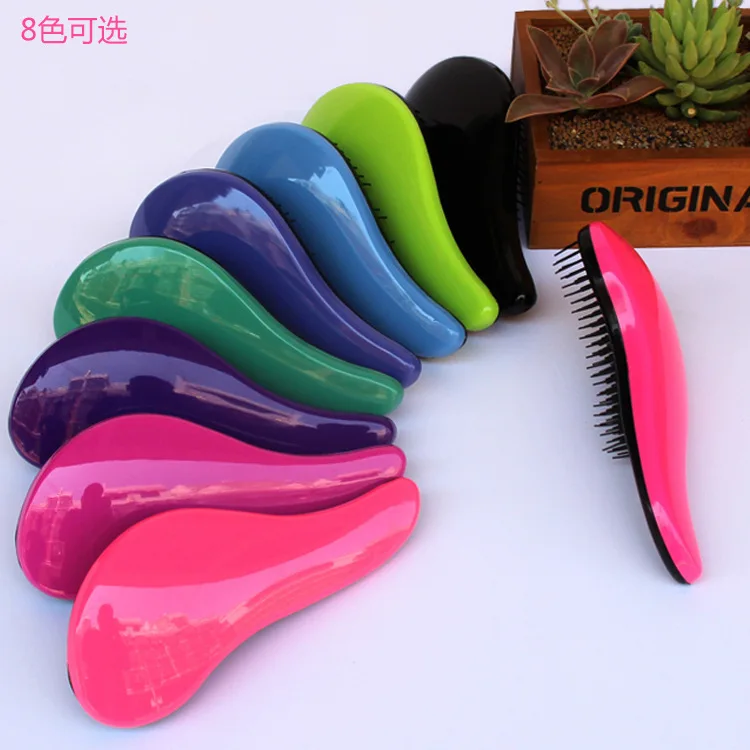 

XIXI Mini Hair Brush Combs TT Magic Handle Tangle Shower Salon Styling Tamer Tool 8 Color