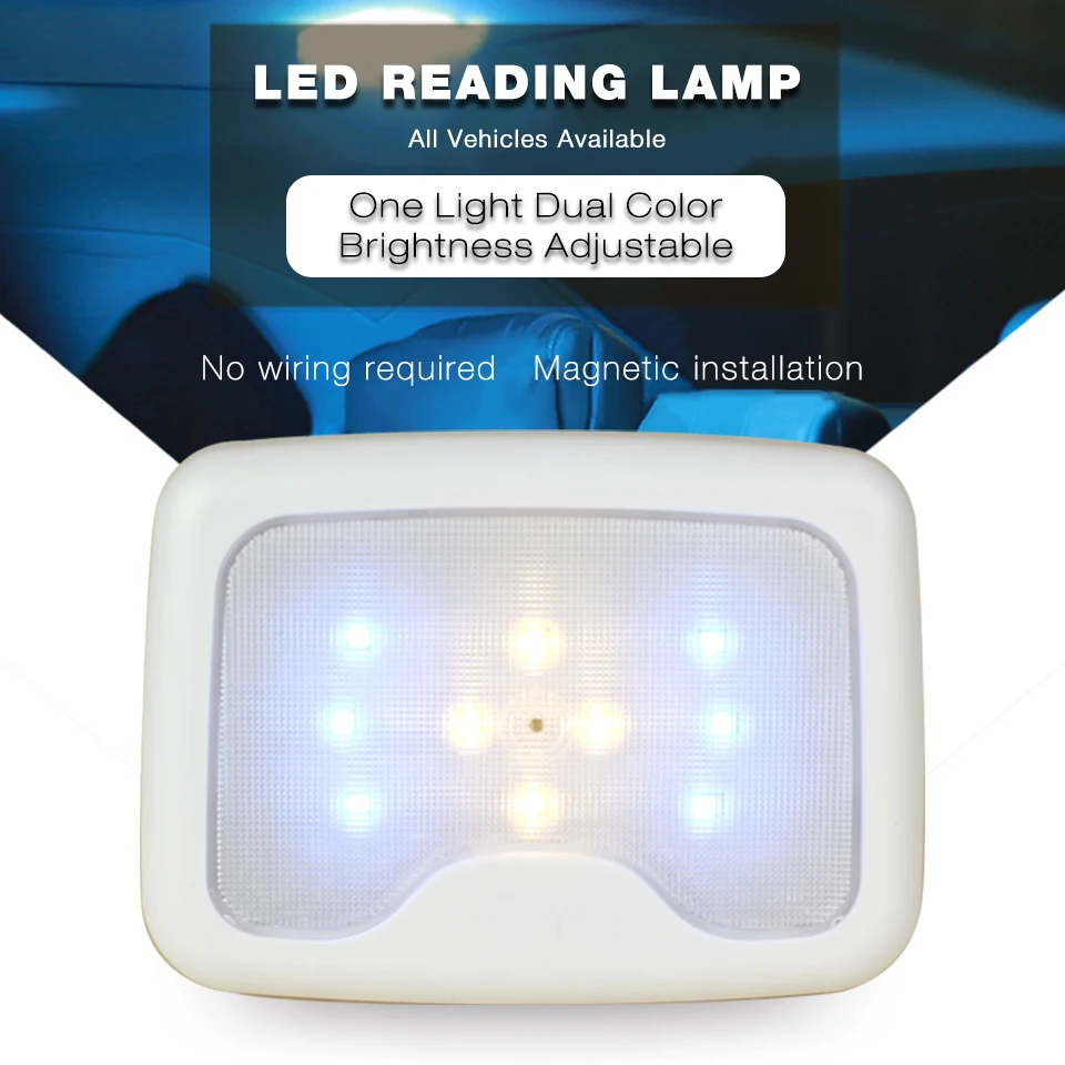 Blue Magnetic Light Bulb Coloured Light Battery Operated Novelty Lamp