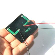 Wholesale 500PCS/Lot Polycrystalline Min Solar Cell With Cable 0.25W 5V Epoxy Solar Panel DIY Small Solar Charger Education Kits