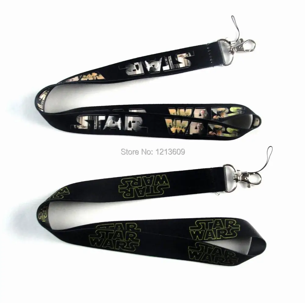 

1 PCS Star Wars key lanyards id badge holder keychain straps for mobile phone Free Shipping