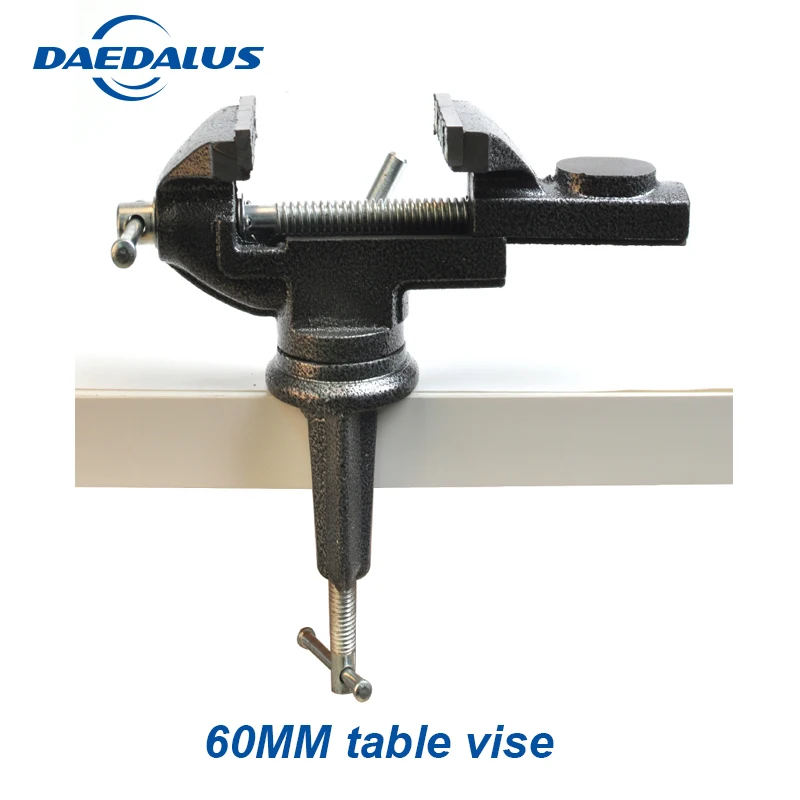 

60mm Heavy Table Vise High Carbon Steel Bench Vice Hobby Clamp On Table Bench Vise Mini Tool Vice Muliti-Funcational