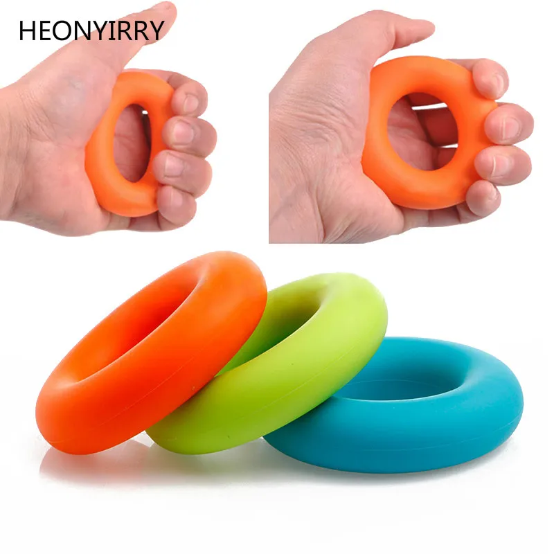 1Pcs 7cm Diameter Strength Hand Grip Ring Muscle Power Training Rubber
