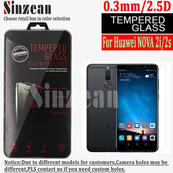 

Sinzean 50PCS For Huawei NOVA 2s Plus tempered glass For NOVA2 lite/2i ultra thin screen protector Film 0.3mm 2.5D 9H