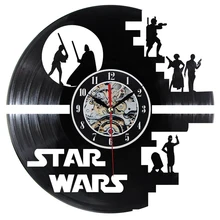 Fashion Creative Clock CD Vinyl Record Wall Clock Film Theme Home Decor 3D Hanging Watches Duvar Saat Home Decoracion