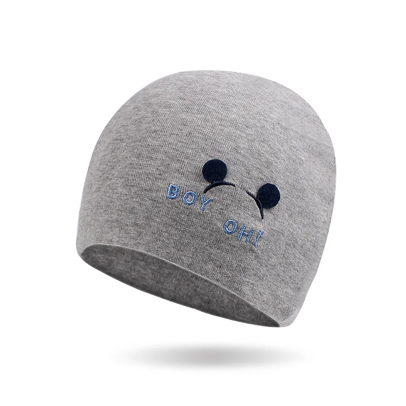 Cute Newborn Baby Tire Hat Cotton Soft Infant Beanie Comfortable Solid Beanie Hat For Boys Girls Spring Autumn Baby Boy Clothing (1)