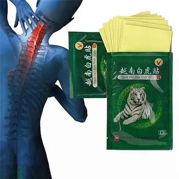 

40 Pcs/5pack Body Massage Lumbar Pain Vietnam Creams Relief Cervical Spondylosis Balm Plaste White Tiger Balm Meridians Patch