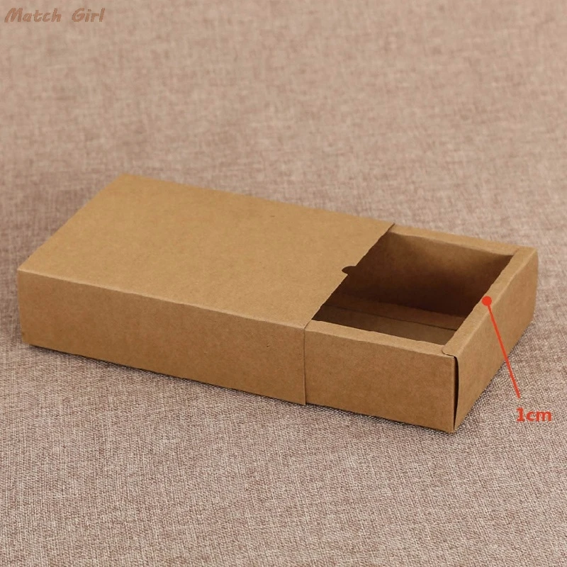 Белая форма ящика Ремесло Подарочная упаковка сделанного вручную мыла крафт-бумага подарочные коробки черная упаковочная картонная коробка