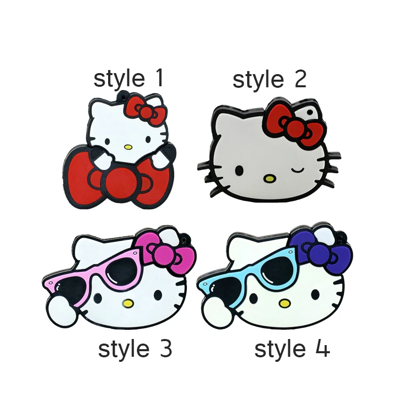 Дешевый Рисунок laquo;Hello Kitty raquo; USB Flash Drive 64 ГБ накопитель 32 ГБ флешки 4 ГБ 8 ГБ 16 ГБ мультфильм U диск флэш карты горячая Распродажа memory stick