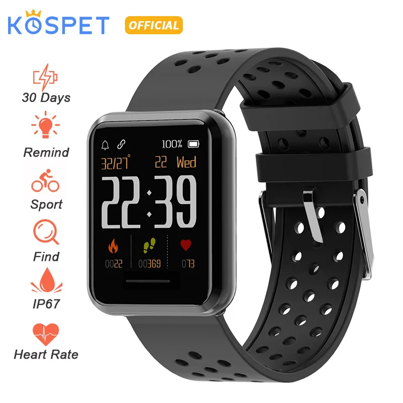 

KOSPET DK08 smartwatch Mulit-Sport mode 1.28" Bluetooth IP67 Waterproof 110mAh smart watch Band men women FOR IOS Android