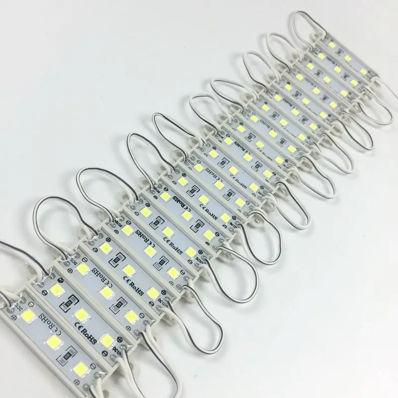 100 шт. 4040 SMD Mini 3 светодиодный модули Водонепроницаемый IP65 DC 12 V свет холодный белый знак светодиодный задние фонари для письма канала