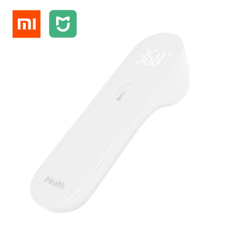

New Arrival Xiaomi Mijia iHealth Thermometer Accurate Digital Fever Infrared Clinical Non Contact Measurement LED Shown