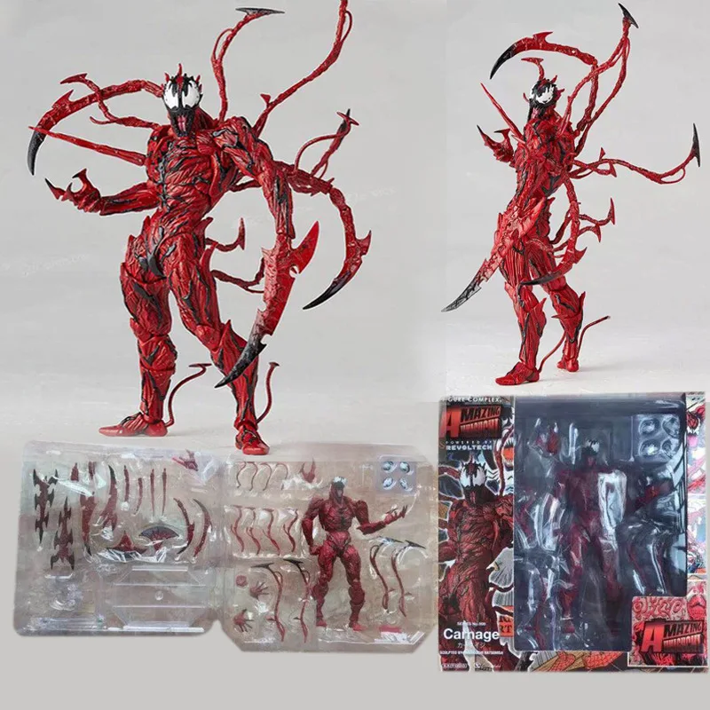Marvel Red Venom Carnage фильм Удивительный Человек паук фигурка модель игрушки|Статуэтки и