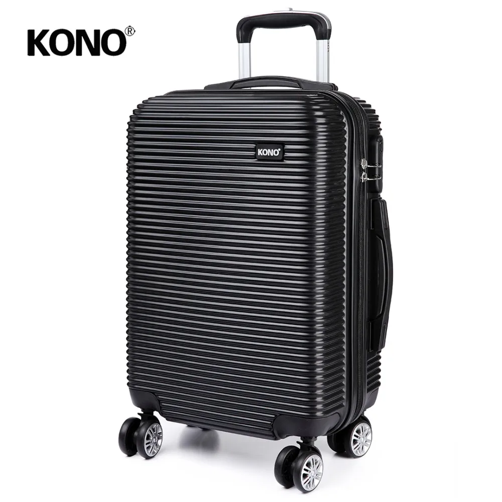 

KONO 20 24 28 Inch Rolling Luggage Suitcase Check In Travel Carry On Trolley Case Bag 4 Wheels Spinner Super Lightweight K6676L