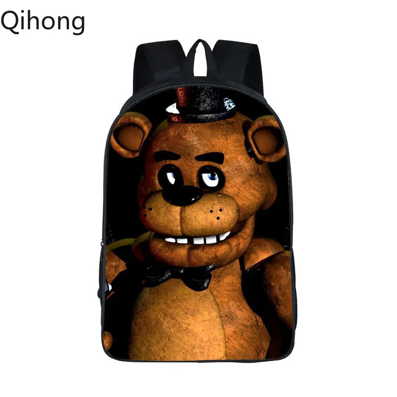 

Five Nights At Freddy Backpack Women Men FNAF School Bags Teenager Kids Bagpack Five Nights At Freddys Bag Children Book Bags 19