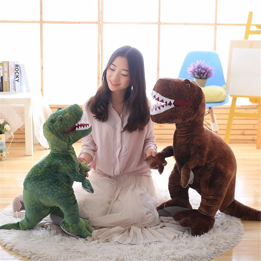 1pc 70/80/110cm Dinosaur plush toys hobbies cartoon Tyrannosaurus Triceratops stuffed toy dolls children boys baby Birthday Gift