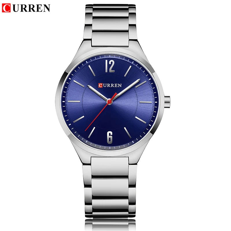 CURREN Top Luxury Brand Men Quartz Wrist Watch Men's Full Steel Business Watches Male Fashion Analog Clock Relogio Masculino