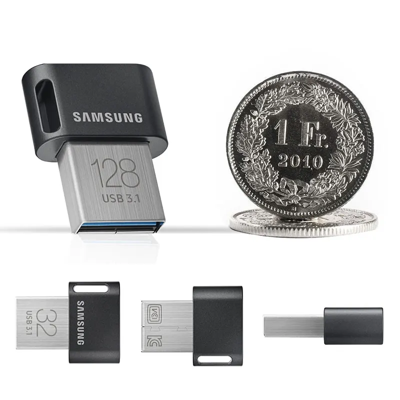 Samsung Fitplus Usb 3.1 Usb Flash Drive 64gb 300mb/s Pendrive Mini Usb Memory Stick 256gb 400mb/s Pen Drive - Usb Flash -