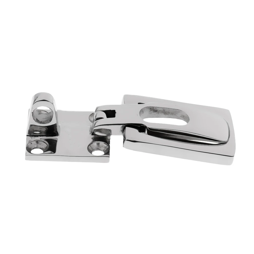 Marine Stainless Steel Marine Boat Locker Hatch Anti-Rattle Latch Fastener Clamp for Canoe Kayak Rowing Boats Dinghy Accessories