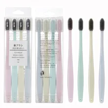 Tongwode модная бамбуковая зубная щетка пластиковый держатель очистка полости рта зубная щетка