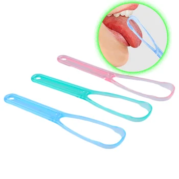 

1PC Practical Tongue Scraper Cleaner Freshen Breath Tongue Cleaner Remover Professional Oral Health Care Reduce Tooth Decay