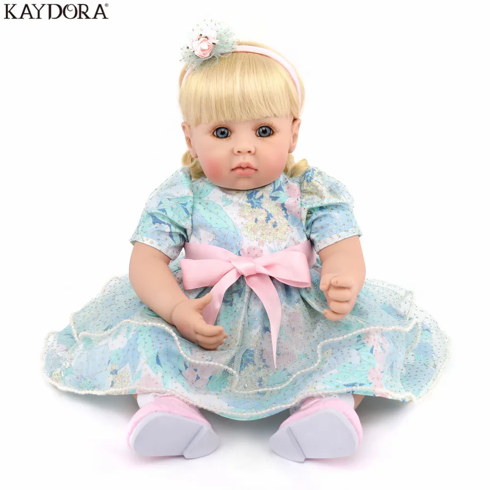 

KAYDORA 20 inch 50cm Silicone Reborn Baby Dolls Bebe Alive Adorable Realistic Girl Doll Kids Reborn Babies Princess Toys Gifts