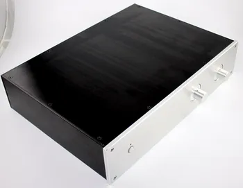 

breeze audio amplifier chassis 425*90*313mm aluminum amplifier enclosure WA19 amp case DIY box