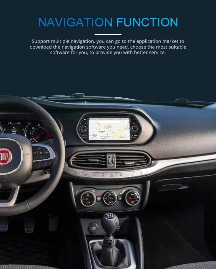 Excellent JDASTON Android 9.0 Car DVD Player For Fiat Tipo Egea 2015 2016 2017 Multimedia GPS Navigation 1 Din Car Radio Stereo 4G+32G CD 3